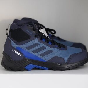 adidas Men Eastrail 2.0 Mid RAIN.RDY Waterproof Hiking Shoes Blue US 10.5